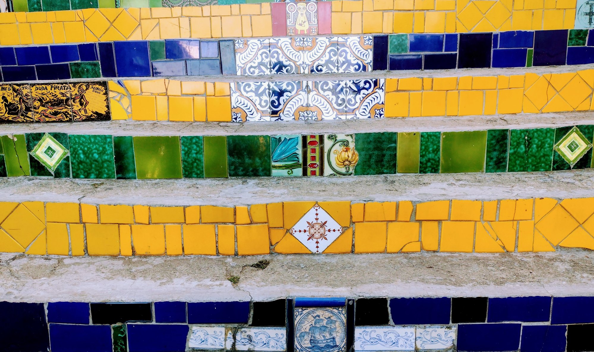 Santa Teresa, Lapa y escaleras Selarón