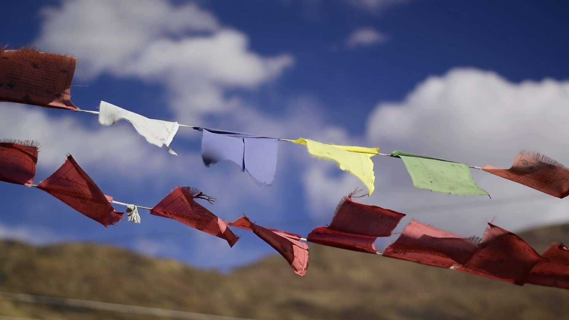 Banderas de oración del Himalaya