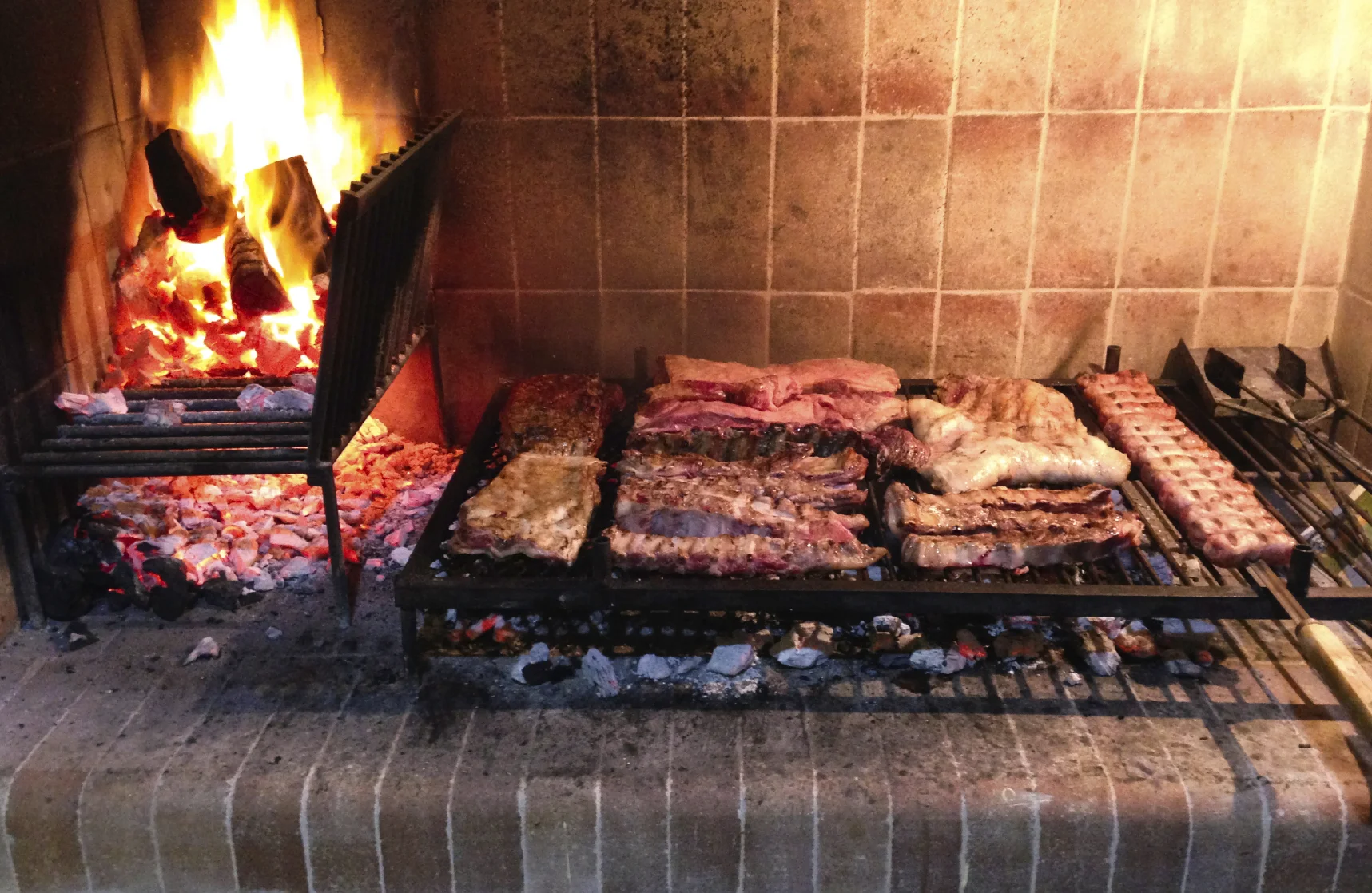 Mercados y parrilla porteña
