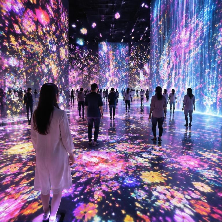 teamLab, arte digital inmersivo