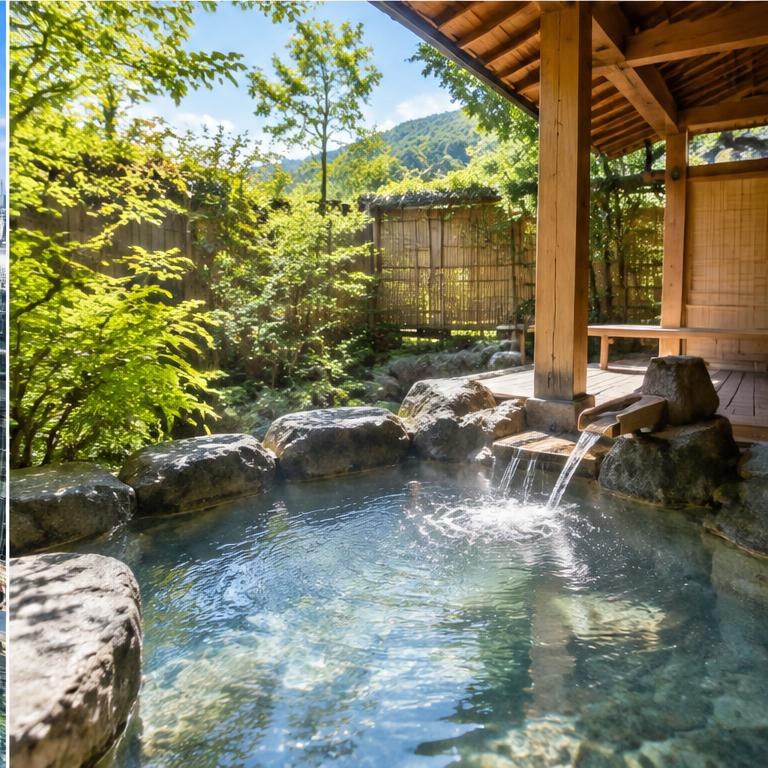 Noche en ryokan con onsen