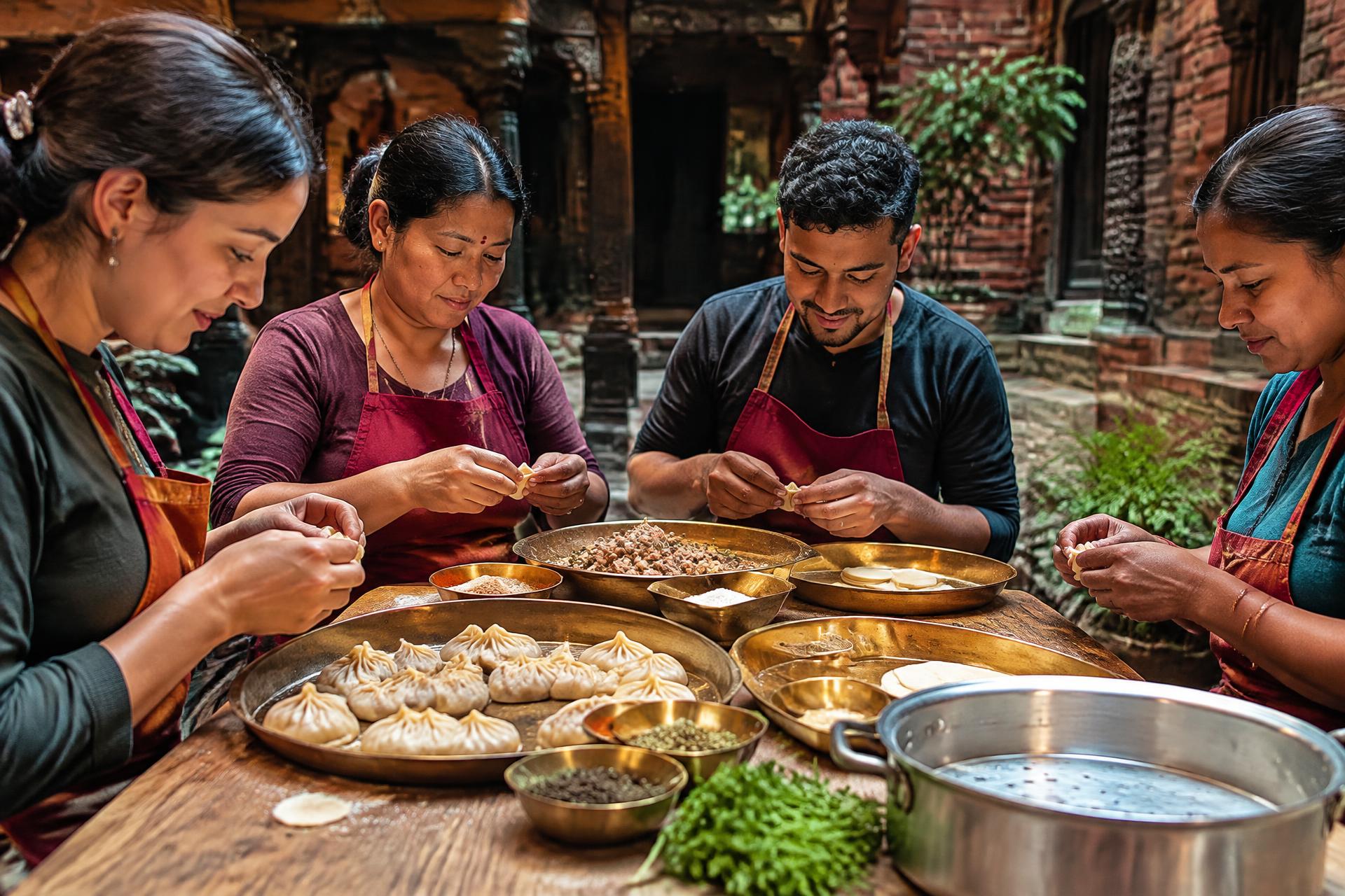 Clase de cocina nepalí: momos y dal bhat